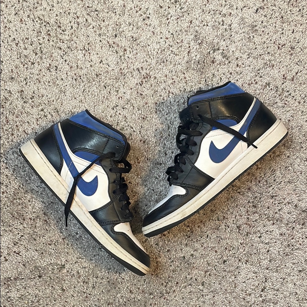 Jordan 1 Mid Racer Blue Sneakers‎